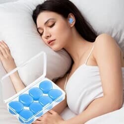 실리콘 이어플러그 귀마개 수면 층간소음 방지 차단 독서실 사격