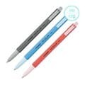 모나미 유성펜 153클립볼펜 0.5/0.7/1.0mm 1타스 12자루 흑색 청색 적색 사무용 필기류