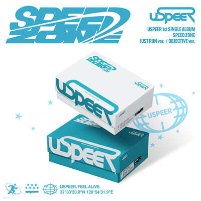 USPEER (유스피어) - 1st SINGLE ALBUM [SPEED ZONE][2종 중 1종 랜덤발송]