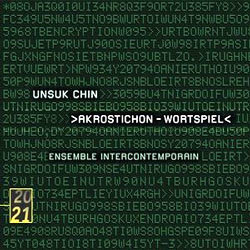 진은숙 : Akrostichon-Wortspiel : Ensemble Intercontemporain