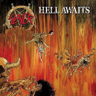 Slayer (슬레이어) - 2집 Hell Awaits [오렌지 앤 블랙 컬러 LP]