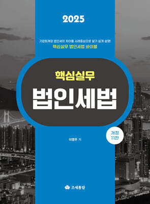 2025 핵심실무 법인세법