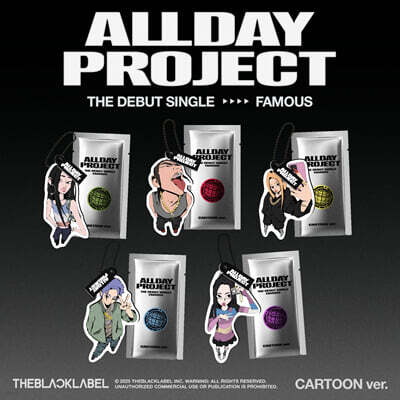 올데이 프로젝트 (ALLDAY PROJECT) - The Debut Single 'FAMOUS' [CARTOON ver.][5종 중 1종 랜덤발송]