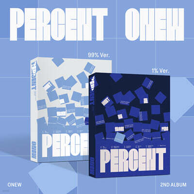 온유 (ONEW) - 2집 : PERCENT [Photobook Ver.][2종 중 1종 랜덤발송]