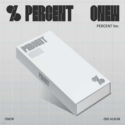 온유 (ONEW) - 2집 : PERCENT [PERCENT Ver.]