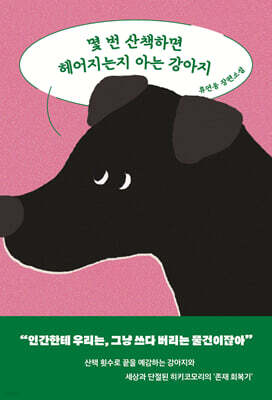 몇 번 산책하면 헤어지는지 아는 강아지