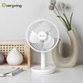 [Everyving] 에브리빙 대용량 배터리 무선 탁상용 선풍기 Lime-0401F