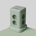지클릭커 타워 8구 고용량 4000W USB 출력 멀티탭 NP708PD 그린