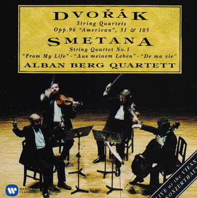 Alban Berg Quartett 드보르작: 현악 사중주 `아메리카` / 스메타나: `나의 생애에서` - 알반 베르크 콰르텟 (Dvorak: String Quartet ‘American’, Op.51 & 105 / Smetana: String Quartet ‘From my life’ - liv