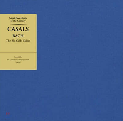 Pablo Casals 바흐: 무반주 첼로 모음곡 (Bach: Cello Suites) [SACD Hybrid]