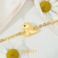 [뽀르띠] 순금 24K 3.75g 용띠 청룡 체인 돌팔찌
