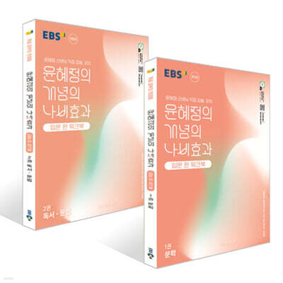 EBS 윤혜정의 개념의 나비효과 입문 편 워크북 문학 + 독서·문법 세트 (2026년용)