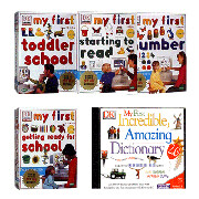 [DK특가] my first 5 set (Dictionary, Starting to read, Toddler School, Getting Ready For School, Number)