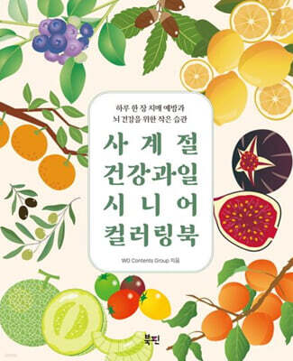 사계절 건강 과일 시니어 컬러링북