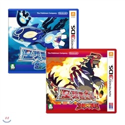 [닌텐도3DS 타이틀]포켓몬스터 오메가루비+알파사파이어 합본(일반판)