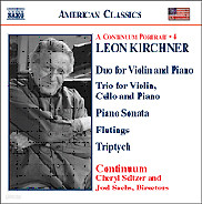 Continuum Ensemble 레온 키르히너 실내악 작품집 (Leon Kirchner: Duo for Violin and Piano)