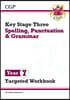New KS3 Year 7 Spelling, Punctuation and Grammar Targeted Workbook (with answers)
