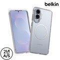 벨킨 갤럭시 S25 엣지 Qi2 맥세이프 마그네틱 투명 케이스 변색방지 MSB008