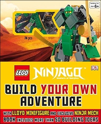 Lego(r) Ninjago: Build Your Own Adventure: With Lloyd Minifigure and Exclusive Ninja Merch, Book Includes More Than 50 Buil