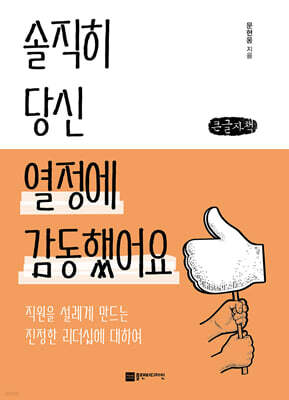 솔직히 당신 열정엔 관심 없어요 (큰글자책)