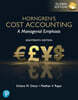 Horngren's Cost Accounting 18/E (GE)