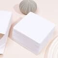 [팬시투데이] 아트페이퍼 양면 무지 종이카드 100매(6x6cm)