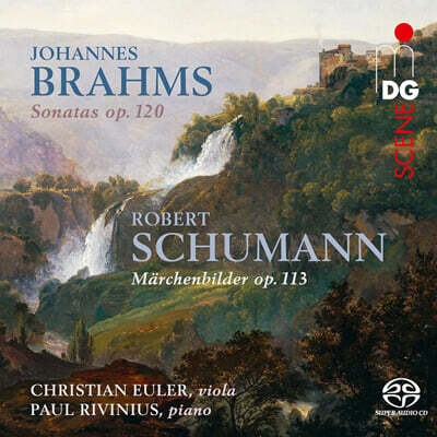 Christian Euler / Paul Rivinius 브람스 / 슈만: 비올라와 피아노를 위한 작품 (Brahms: Sonatas, Op. 120 arr. Viola / Schumann: Marchenbilder, Op. 113) [SACD Hybrid]