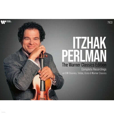 Itzhak Perlman 이착 펄만 워너 레코딩 전집 (Itzhak Perlan - The Complete Warner Classics Recordings) [78CD 박스세트]