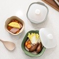 국산 플라이토 실리콘 플래티넘 모락 사각 전자렌지 찜기 600ml 900ml 1200ml