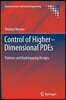 Control of Higher-Dimensional Pdes: Flatness and Backstepping Designs