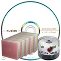 [전국무료배송]퓨전 8배속 4.7GB 데이터용 DVD-R 50케이크 50장 + 5칼라 메일케이스 50장
