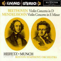 Beethoven / Mendelssohn : Violin Concerto : HeifetzㆍMunchㆍBoston Symphony