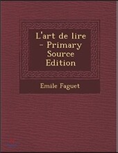 L'art de lire