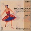 Mandelring Quartett 쇼스타코비치: 현악 사중주 4집 (Shostakovich: Complete String Quartet Vol.4).