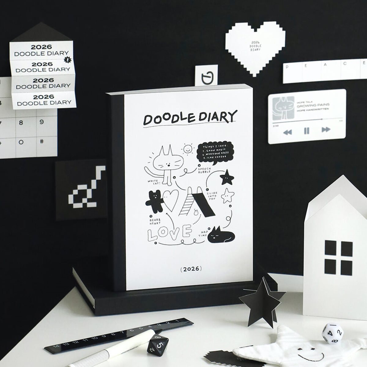 아이코닉 2026 두들 다이어리