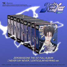 ZEROBASEONE - THE 1ST FULL ALBUM [NEVER SAY NEVER][LENTICULAR KEYRING Ver.][9종 중 랜덤발송]