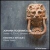 Ensemble Masques 로젠뮐러: 12개의 소나타 작품집 (Rosenmuller: Sonate a 2, 3, 4 e 5 stromenti da arco & altri)