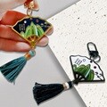 k 일월오봉도 자음 풍경과 시 금속 키링 2 color