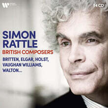 사이먼 래틀 영국 작곡가 녹음집 (Simon Rattle: British Composers) [14CD 박스세트]