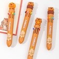 엠에스 큐티바라 카피바라 10색볼펜 3종 0.7mm