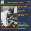 William Kapell 베토벤: 피아노 협주곡 2번 / 슈베르트: 왈츠 (Beethoven / Schubert / Rachmaninov)