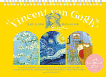 2026년 빈센트 반 고흐의 ‘별이 빛나는 밤에’ 탁상달력(가로형)
