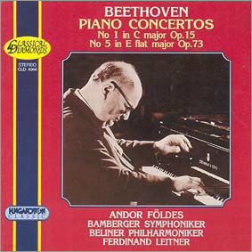 Beethoven : Piano Concerto No.1 & No.5 : Andor Foldes