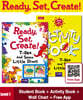 (NEW-2023) Pack-Ready, Set, Create! 1: T-Rex and Seven Little Dinos W.craft