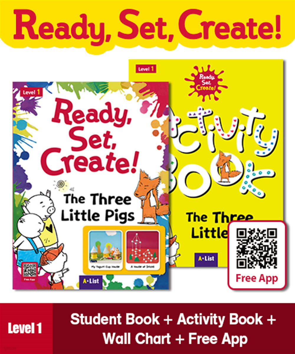 Pack-Ready, Set, Create ! 1 : The Three Little Pigs