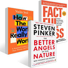 [빌 게이츠의 인생 책] The Better Angels of Our Nature + Factfulness + How the World Really Works 세트