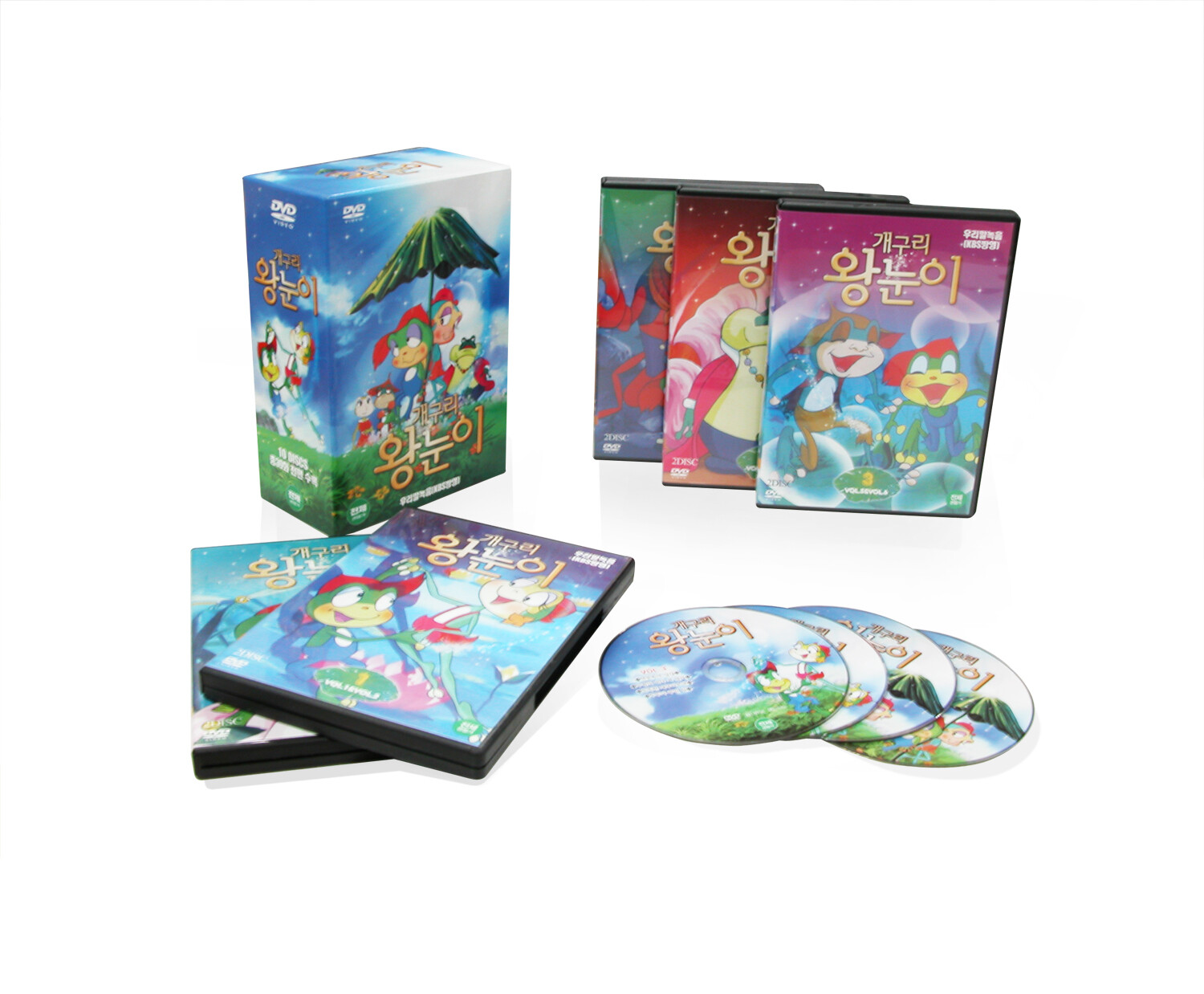 개구리 왕눈이 DVD 묶음 세트 (3Disc)