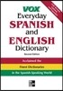 Vox Everyday Spanish and English Dictionary: English-Spanish/Spanish-English