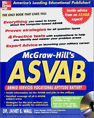 McGraw-Hill&#39;s ASVAB with CD-Rom : Armed Services Vocational Aptitude Battery