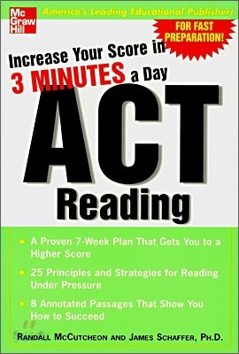 Increase Your Score In 3 Minutes A Day: ACT Reading